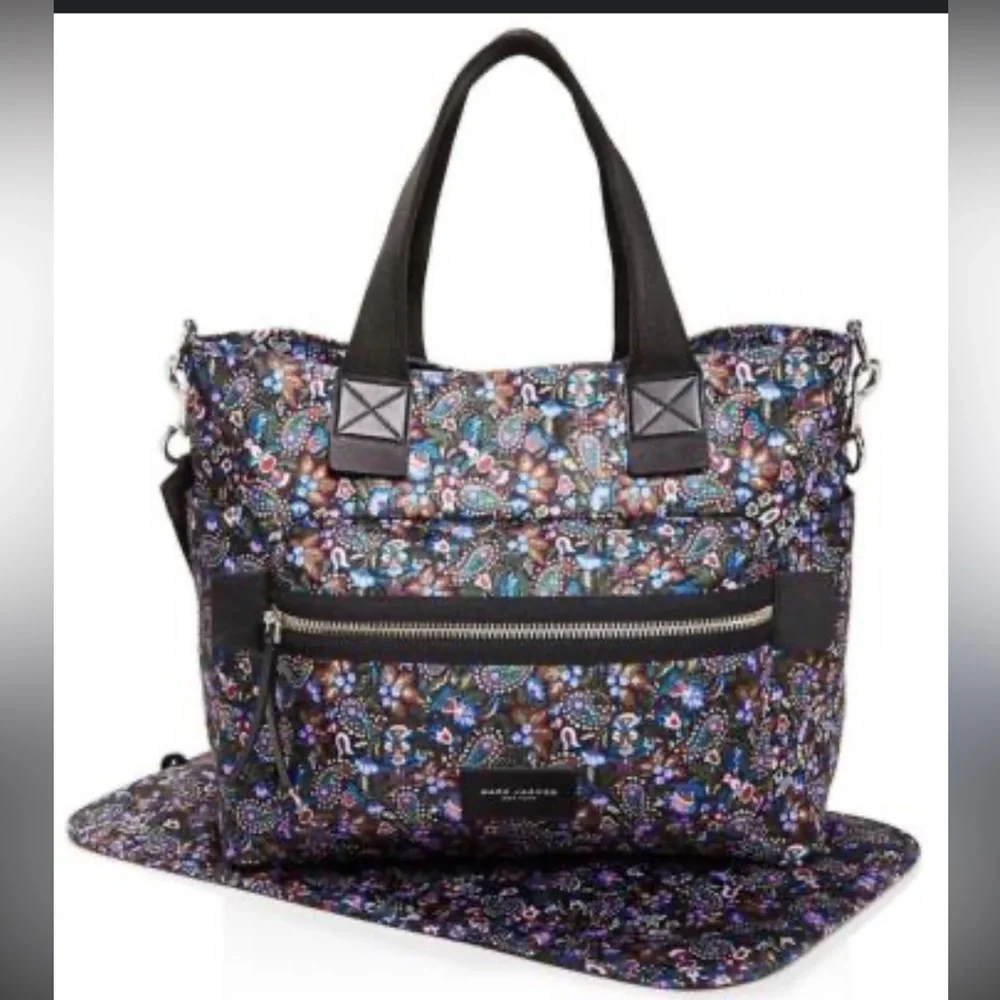 Marc‎ Jacobs new york Garden Paisley printed nylon diaper bag $320